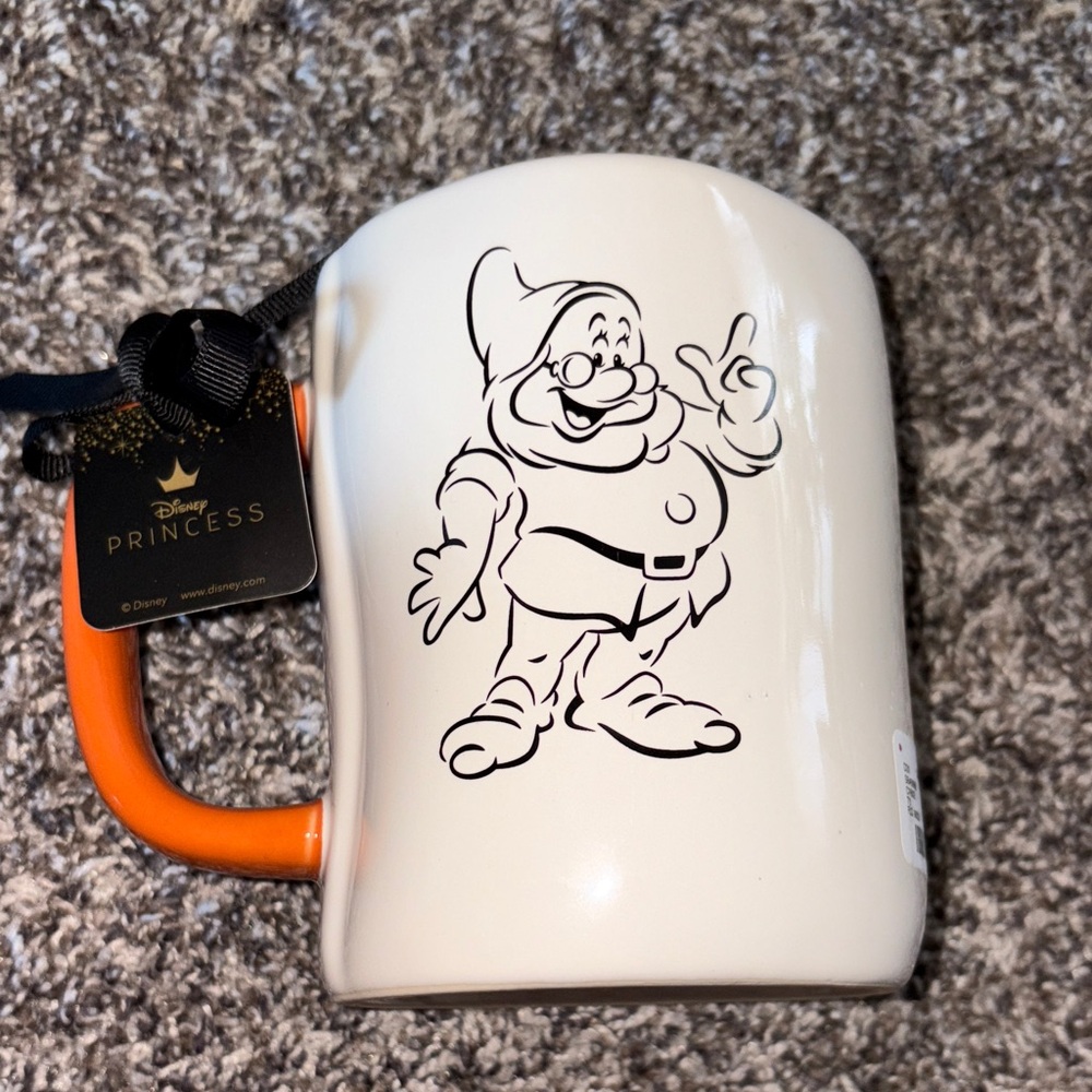 Rae Dunn DOC Mug Disney Princess Mug, Snow White and The Seven Dwarfs